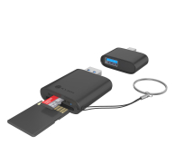 ICY BOX 2w1 USB-A/C IB-CR204-CU3 - 1363138 - zdjęcie 1